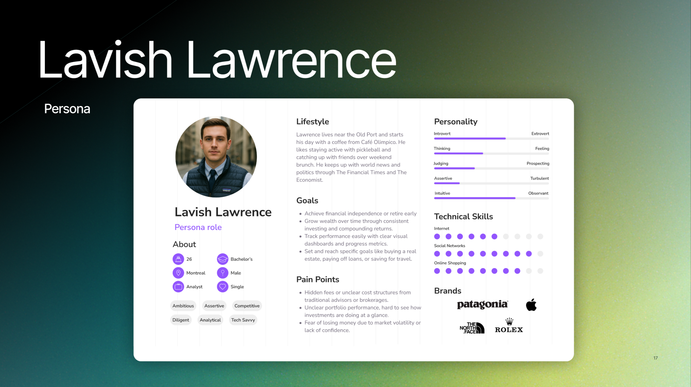 Persona — Lawrence